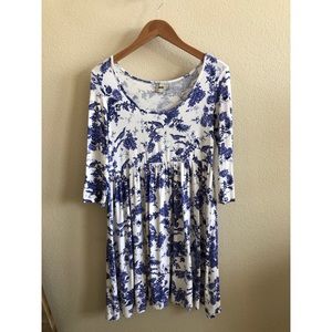 ASOS Japanese Flower Print Dress